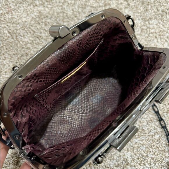 Handmade Genuine Premium Togo Leather Top Handles Bag/ Crossbody & 2 Chains - Picture 16 of 16